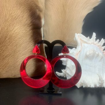 Pendientes de aro grabado