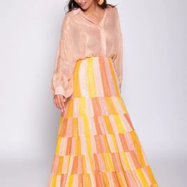 Conjunto Marbella colores Nude y Peach