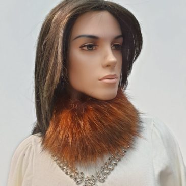 Cuello de zorro naranja pequeño