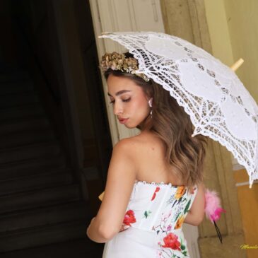 Sombrilla blanca