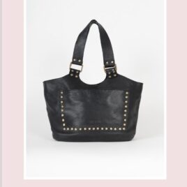 Bolso de piel negro Hita