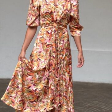 Vestido midi Merilyn