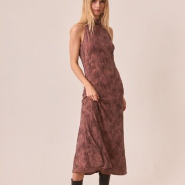 Vestido Halter Tiedie midi