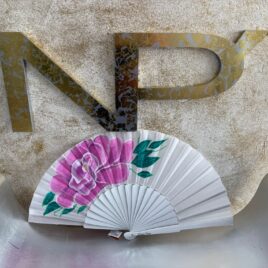 Abanico Camelia Rosa