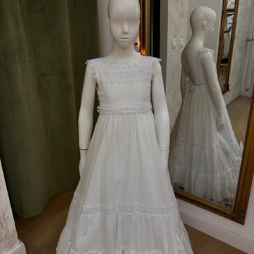 Vestido de Comunion Alicia de estilo ibicenco