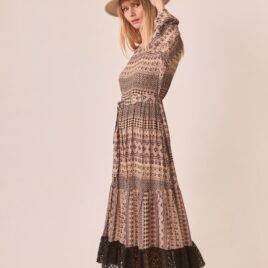 Vestido mini Brigitte con volante  de Gipur