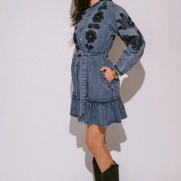 Vestido vaquero corto Cosmos