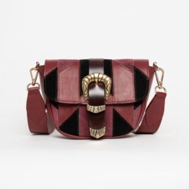 Bolso bandolera Grace granate