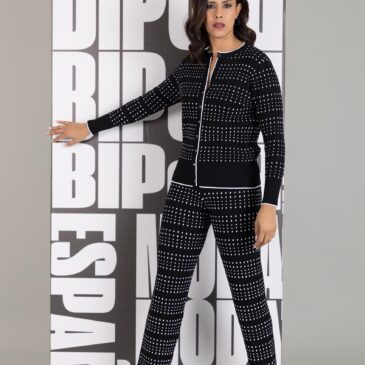 Conjunto de punto y topos. Talla grande.