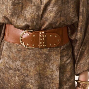 Cinturón elástico tachuelas Camel