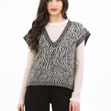 Chaleco Animal print