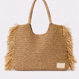 Bolso formato Shopper de Lurex Dorado