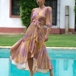 Vestido midi de fiesta Marylin