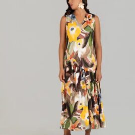 Vestido Maxi botánica esencial