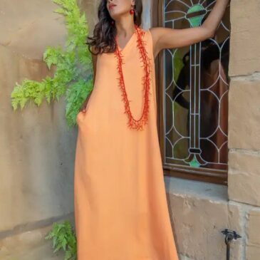 Vestido midi esencial botánica