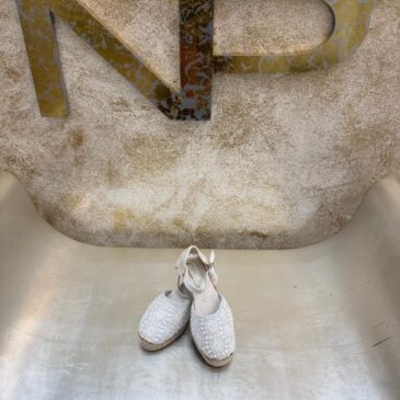 Esparteñas de niña ibicencas círculos