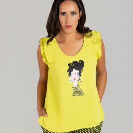 Top gitana tallas grandes