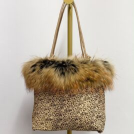 Bolso pelo natural animal print