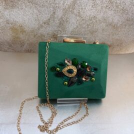 Bolso verde Cati fiesta