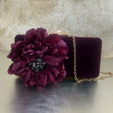 Bolso fiesta granate Lara